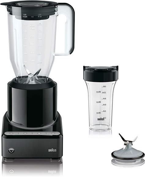 Braun JB7201BK PureMix Power Blender mit Kunststoff Jug